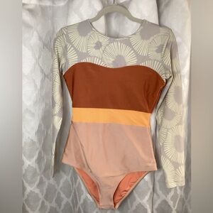 Seea Cream and Tan Surf Suit